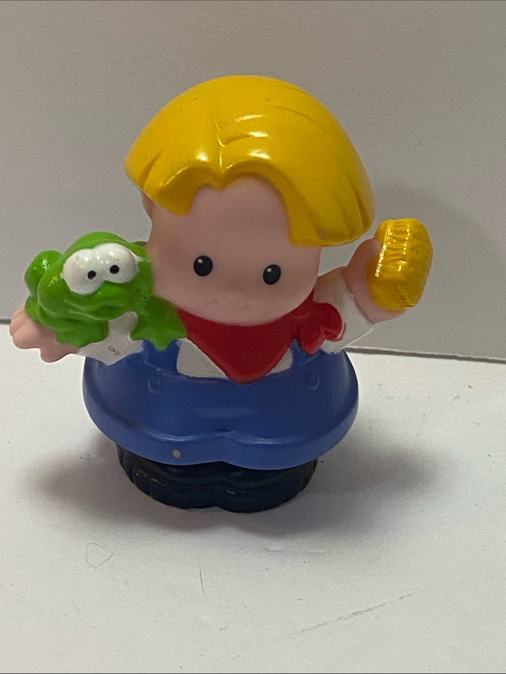 Fisher Price Little People House Home Village Eddie Eddy Frog Boy Brother Toy